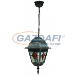 RÁBALUX 8184 Monaco kültéri függeszték 60W antik arany-tiffany IP43 230V