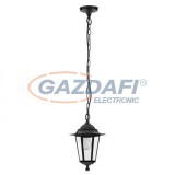 RÁBALUX 8208 Velence kültéri függeszték E27 60W fekete IP43 230V