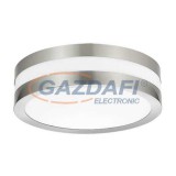 RÁBALUX 8220 Stuttgart kültéri mennyezeti lámpa D=285mm E27 2x11W inox IP44 230V