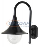 RÁBALUX 8245 Konstanz kültéri falikar E27 100W fekete IP44 230V