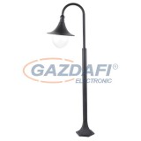 RÁBALUX 8247 Konstanz kültéri állólámpa 1, 2m E27 100W fekete IP44 230V