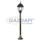 RÁBALUX 8385 Toronto kültéri állólámpa1, 3mE27 60W antik arany IP44 230V
