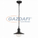 RÁBALUX 8717 Oslo kültéri függeszték E27 60W fekete IP44 230V