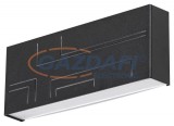 RÁBALUX 8873 Maribor, kültéri fali lámpa LED 12W fekete 230V 4000K 780lm A