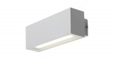 Rábalux MATARO alumínium-üveg 10W LED fehér kültéri fali lámpa IP54 5évG 77076