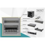 Rack Digitus Network Set 10" incl. 6HE wall rack (DN-10-SET-1-B) - Rack szekrény