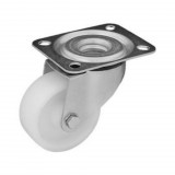 RADER Polipropilén forgó görgő műanyag futófelület, 80 mm, 110 kg teherbírás, talpas felfogatás