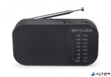 Rádió, hordozható, MUSE, "M-025R", fekete