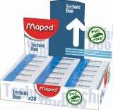 Radír display, kombinált, MAPED "Technic Duo"