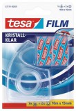 Ragasztószalag-adagoló, kézi, 2 db TESA tesafilm&reg; 15mm x 10 m ragasztószalag, átlátszó (TE57319)