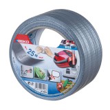 Ragasztószalag szövetes 50 mm x 25 m ezüst GEKO