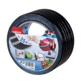 Ragasztószalag szövetes 50 mm x 25 m fekete GEKO