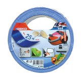 Ragasztószalag szövetes 50 mm x 25 m kék GEKO