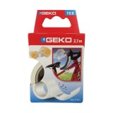 Ragasztószalag szövetes téphető 19 mm x 2,7 m fehér GEKO