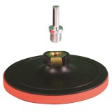 Raider Fibertárcsa gumitányér d=125 mm tépőzáras M14 + adapter