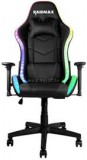 RAIDMAX Drakon DK925 fekete ARGB gamer szék (DK925BK)