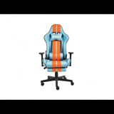 Raidmax Drakon gaming szék narancs-kék (DK905BU) (DK905BU) - Gamer Szék