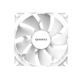 RAIDMAX X-AIR 120mm PWM RGB Rendszerhűtő ventilátor 4db - Fehér (NV-X120FWDC4)