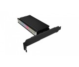 Raidsonic Icy Box ARGB M.2 NVMe SSD PCIe bővítőkártya