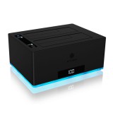 Raidsonic ICY BOX IB-127CL-U3 USB 3.2 Gen 1 (3.1 Gen 1) Type-B Fekete (IB-127CL-U3)