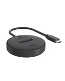 Raidsonic ICY BOX IB-1610MCD-C31 USB 3.2 Gen 2 (3.1 Gen 1) Type-C Fekete dokkoló állomás tárolóegységhez
