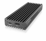 Raidsonic ICY BOX IB-1817MC-C31 Külső SSD ház Szürke M.2