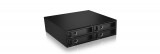 Raidsonic ICY BOX IB-2242SSK 13,3 cm (5.25") Tárolómeghajtó tálca Fekete