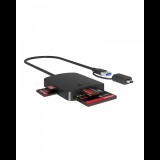Raidsonic Icy Box IB-CR302-CU3 4in1 Multi USB 3.2 Gen1 Külső kártyaolvasó (IB-CR302-CU3)