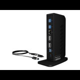 Raidsonic ICY BOX IB-DK2252AC Vezetékes USB 3.2 Gen 1 (3.1 Gen 1) Type-C Fekete (IB-DK2252AC)