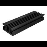 Raidsonic ICY BOX IB-M2HS-70 Szilárdtest meghajtó Hűtőborda/hűtő Fekete 1 dB (IB-M2HS-70)