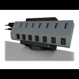 Raidsonic ICY BOX IB-MSA106-HH Passzív tartó Fekete (IB-MSA106-HH)