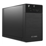 Raidsonic Icy Box IB-RD3620SU3 RAID system for 2x3,5'' SATA I/II/III, USB 3.0, eSATA fekete külső merevelmez ház