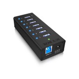 RaidSonic ICY BOX USB 3.0 HUB (7 portos, aktív)