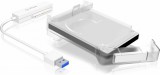 RaidSonic IcyBox IB-AC703-U3 SATA - USB 3.0 adapterkábel 2.5" külső HDD házzal - Átlátszó