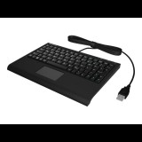 Raidsonic KeySonic ACK-3410 billentyűzet USB QWERTZ Német Fekete (ACK-3410 (DE))