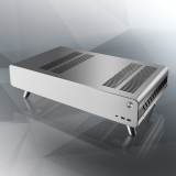 RAIJINTEK Pan Slim ITX Ezüst (0R20B00211) - Számítógépház