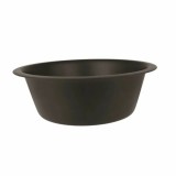 Raintech Tál Fém Etető/Itató Fekete 2,600l / 25cm