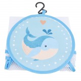 Rajzfilmfigurás Fürdőjáté kháló – Delfin mintájú