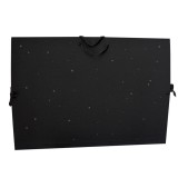 Rajztábla tartó, rajzlaptartó B4, méret műbőr, szalagfüles Bluering® prémium