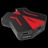 Rampage Egér/Billentyűzet adapter konzolokhoz - SWITCH (3x USB-A, 2x USB-C, PS4/PS3/Xbox One)