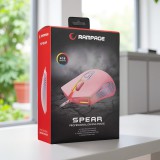 Rampage SMX-G68 SPEAR Gamer Pink Egér