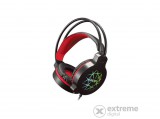 Rampage SN-GX7 Crazy mikrofonos fejhallgató, fekete