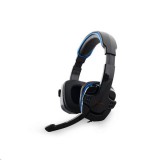 Rampage SN-R9 mikrofonos fejhallgató fekete-kék (15119) (15119) - Fejhallgató