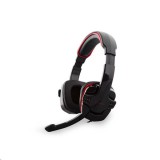Rampage SN-R9 mikrofonos fejhallgató fekete-piros (15120) (15120) - Fejhallgató