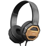 Rampage Snopy SN-101 BONNY headset fekete-arany (34615) (rampage34615) - Fejhallgató