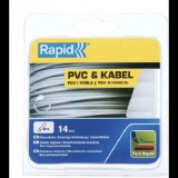 RAPID Ragasztópatron, 12×94 mm, PVC és kábel, 14 db, bliszter (5000695)