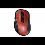 Rapoo M500 Multi-mode vezeték nélküli (Bluetooth 3.0, 4.0 és 2.4GHz) egér piros-fekete (184543) (rapoo184543)