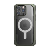 Raptic Secure Case iPhone 14 Pro tok MagSafe páncélozott borítással zöld