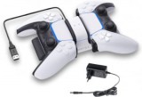Raptor Gaming RG-CS200-U Sony PlayStation 5 DualSense kontroller töltő fejér
