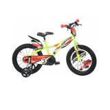 Raptor zöld gyerek bicikli  14-es méretben - Dino Bikes kerékpár